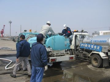 近隣自治体からの応援